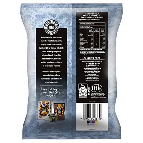 Red Rock Chip Sea Salt 90g x 12