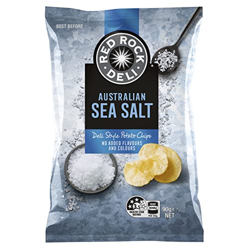 Red Rock Chip Sea Salt 90g x 12