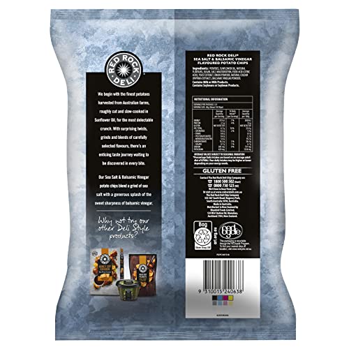 Red Rock Chip Sea Salt and Vinegar 165g