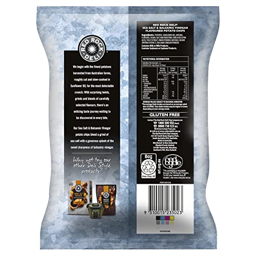 Red Rock Chip Sea Salt and Vinegar 90g x 12
