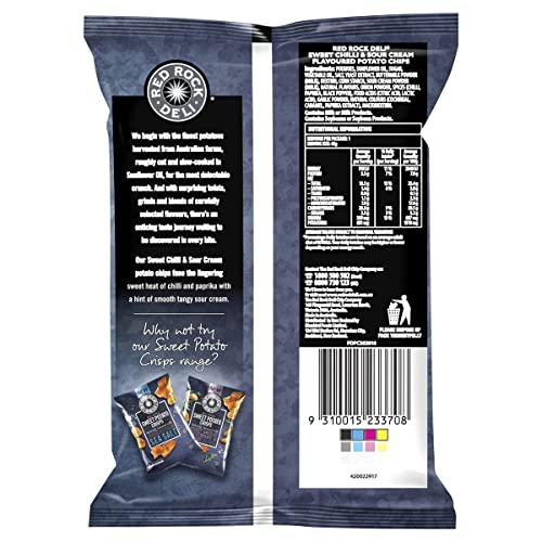 Red Rock Chip Sweet Chilli and Sour Cream 45g x 18