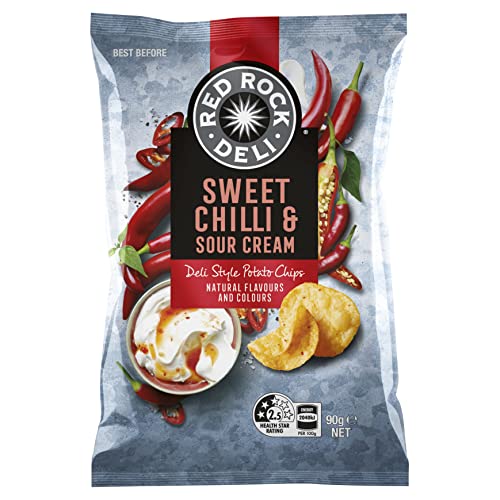 Red Rock Chip Sweet Chilli and Sour Cream 90g x 12