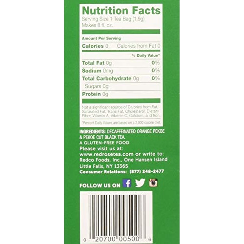 Red Rose Original Premium Blended Tea 100 Ct Pack Of 2