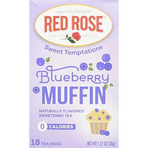 Red Rose Blueberry Muffin Tea, 18 Ctpack Of 2
