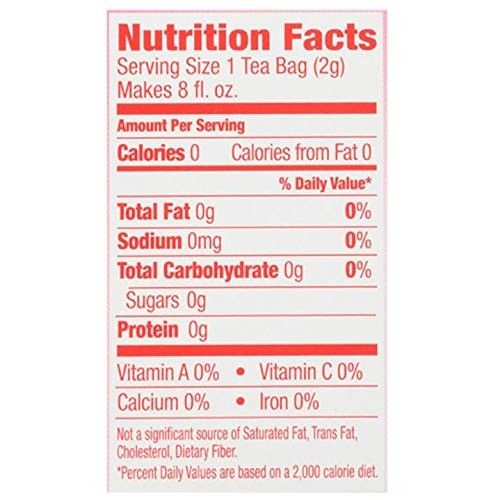 Red Rose Sweet Temptations Naturally Flavored Sweetened Tea 0 C