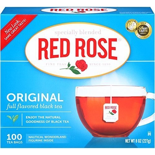 Red Rosetea Bags, 100-Count