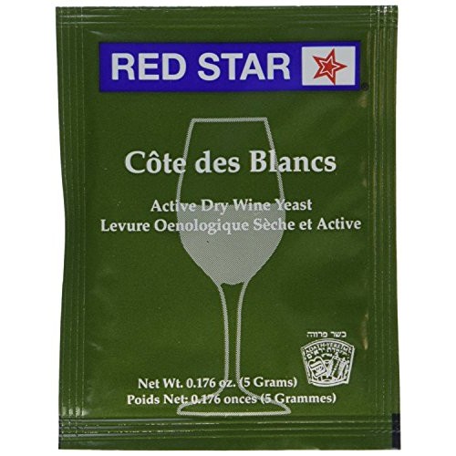 Red Star Cote Des Balances Wine Yeast Pack Of 10