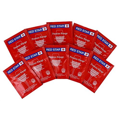 Premier Rouge Dried Wine Yeast Pack Of 10