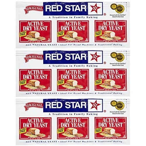 Red Star Glutenfree Active Dry Yeast, 0.75 Oz, 3 Ct, 3 Pk By Red