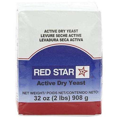 Red Star Active Dry Yeast 2 Lb, Pack Of 4