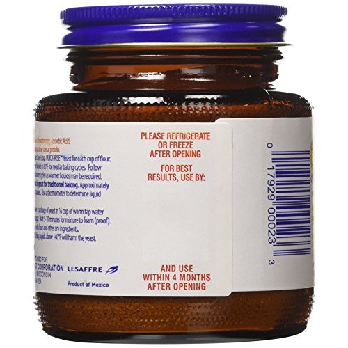 Red Star Bread Machine Yeast, 4-Ounce Jars Pack of 3