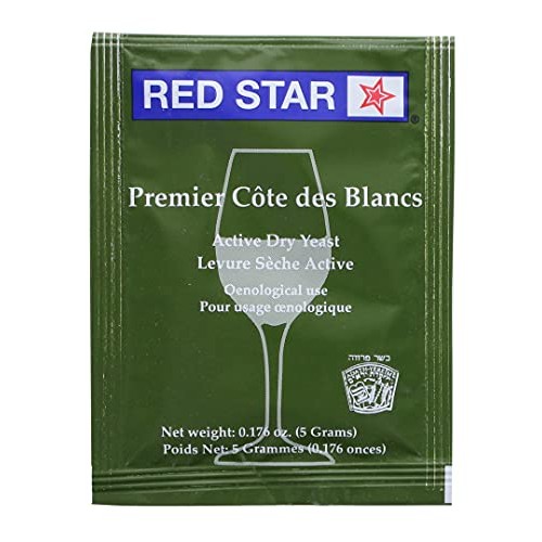 Red Star Cote des Blanc Wine Yeast, 5g - 5-Pack