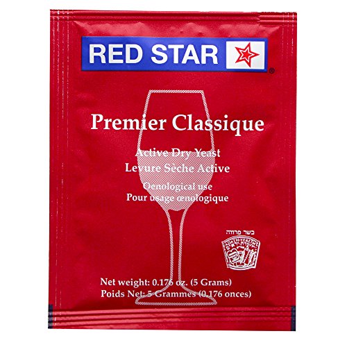 Red Star Premier Classique Wine Yeast, 5G - 10-Pack