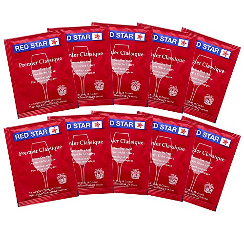 Red Star Premier Classique Wine Yeast, 5G - 10-Pack