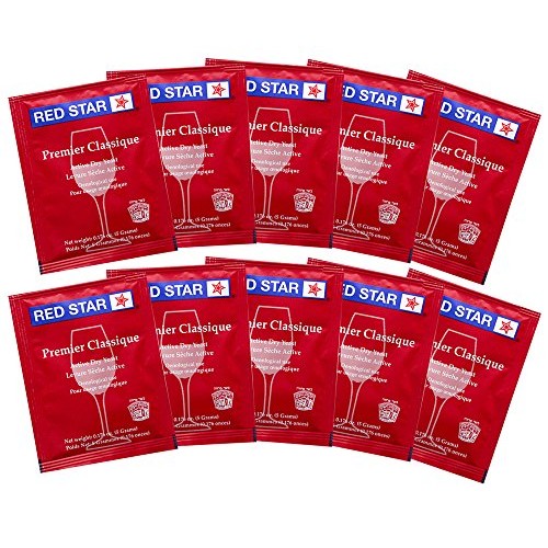 Red Star Premier Classique Wine Yeast, 5G - 10-Pack