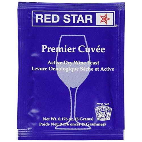 Red Star Premier Cuvee Wine Yeast, 5G - 10-Pack 1E-Lkqy-3Kme