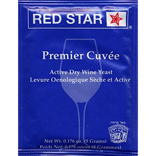 Red Star Premier Cuvee Wine Yeast, 5g - 5-Pack Red Star Premier Cuvee Wine Yeast, 5g - 5-Pack