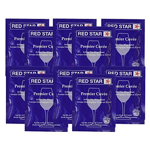 Red Star Rs-Cuveex10 Premier Cuvee Yeast 10 Packets