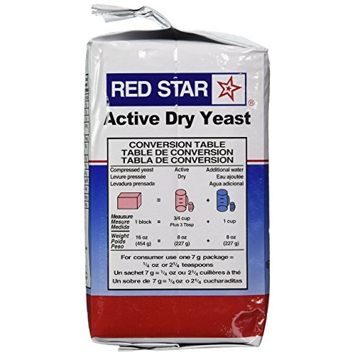 Red Star Sddfafa Active Dry Yeast, 2 Pound Pouch, 6 Pack