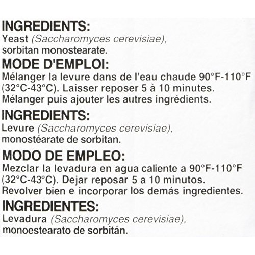 Red Star Sddfafa Active Dry Yeast, 2 Pound Pouch, 6 Pack