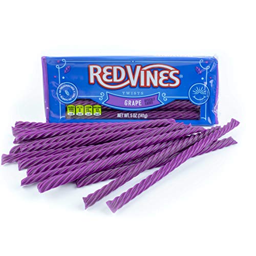 Red Vines Licorice Variety Pack, Red And Grape Flavor, 5Oz Trays