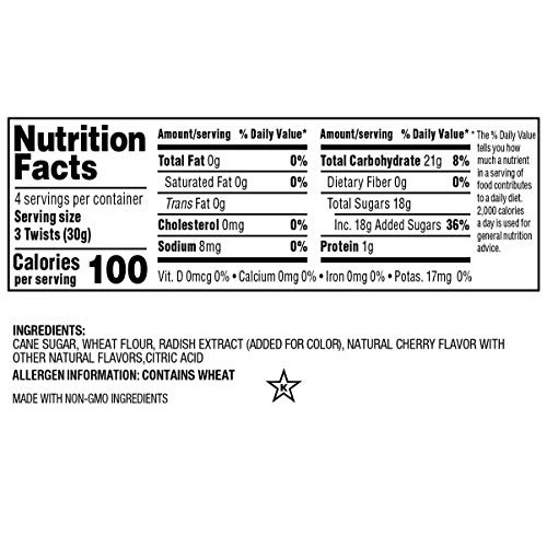 Red Vines Made Simple Licorice Twists, 4Oz Tray  9 Pack, Mixed