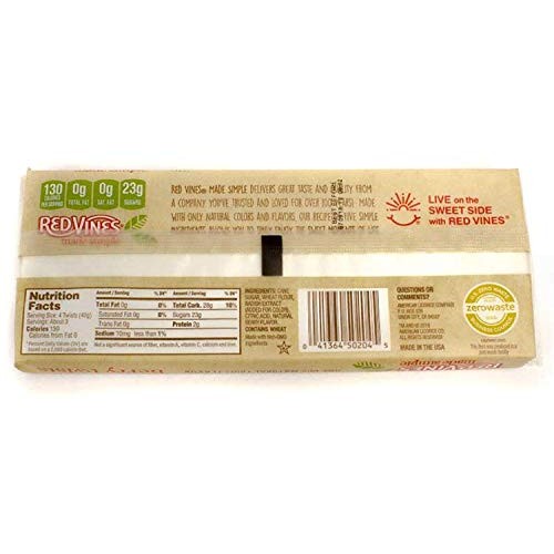 Red Vines Made Simple Licorice Twists, 4Oz Tray  9 Pack, Mixed