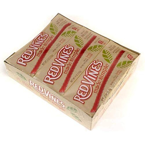 Red Vines Made Simple Licorice Twists, 4Oz Tray  9 Pack, Mixed