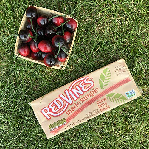 Red Vines Made Simple Licorice Twists, 4Oz Tray  9 Pack, Mixed