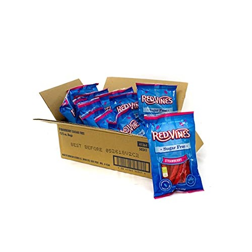 Red Vines Sugar Free Licorice, Strawberry Flavor, 5Oz Bags 12 P