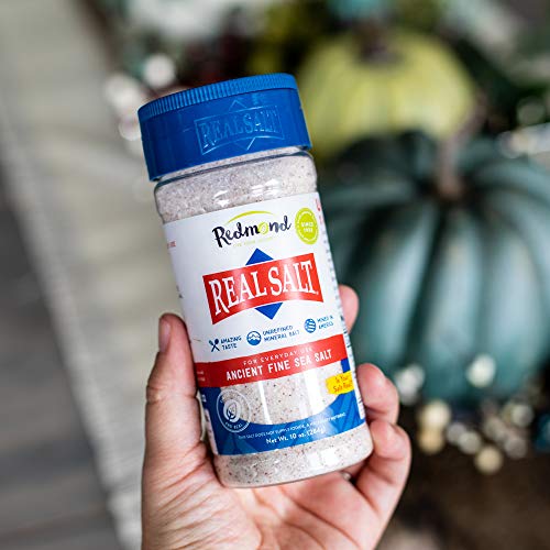 Redmond Real Salt - Natural Unrefined Sea Salt, 10Oz Fine Salt S