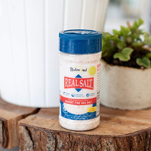 Redmond Real Salt - Natural Unrefined Sea Salt, 10Oz Fine Salt S