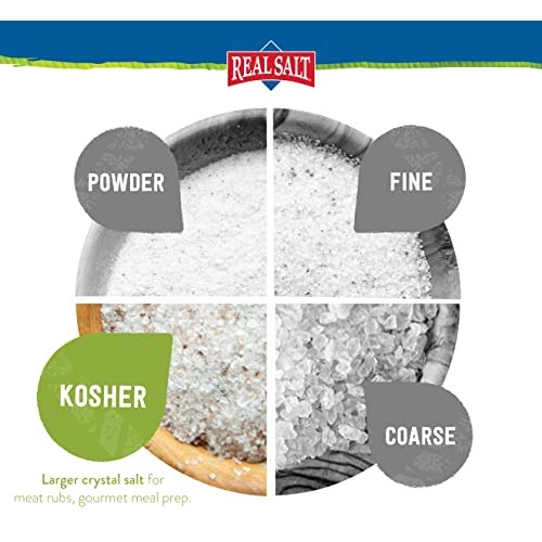 Redmond Real Sea Salt - Natural Unrefined Gluten Free Kosher, 10...