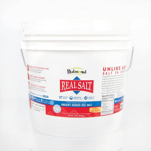 Redmond Real Sea Salt - Natural Unrefined Gluten Free Kosher, 10...