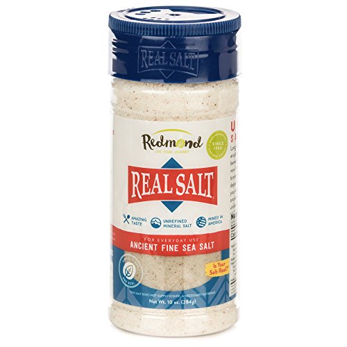 Redmond Real Sea Salt - Natural Unrefined Organic Gluten Free Fi