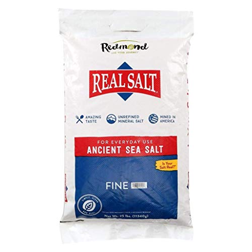 Redmond Real Sea Salt - Natural Unrefined Organic Gluten Free Fi
