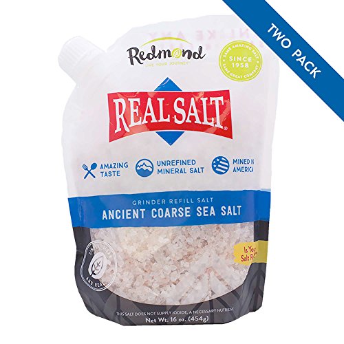 Redmond Real Sea Salt - Natural Unrefined Organic Gluten Free Co