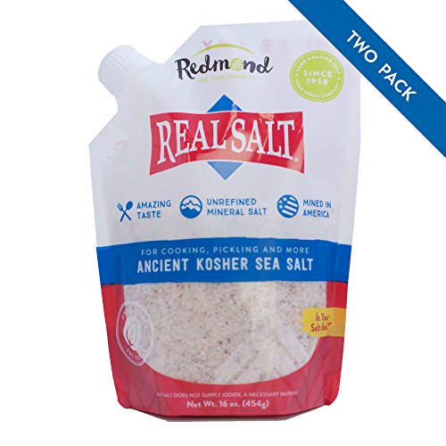 Redmond Real Sea Salt - Natural Unrefined Organic Gluten Free Ko