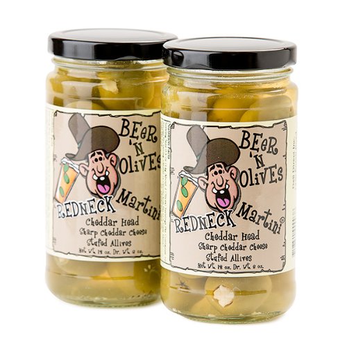 Martini Olives Stuffed With Cheddar Cheese 2 Jars