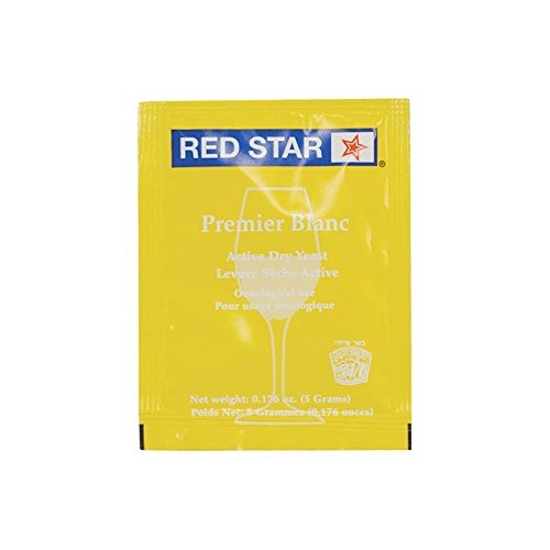 Dry Wine Yeast - Premier Blanc Champagne 5 G Pack Of 10
