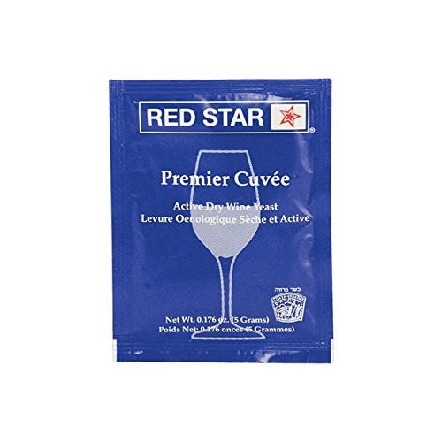Redstar - 40838-Mb Dry Wine Yeast - Premier Cuvee 5 G Pack Of