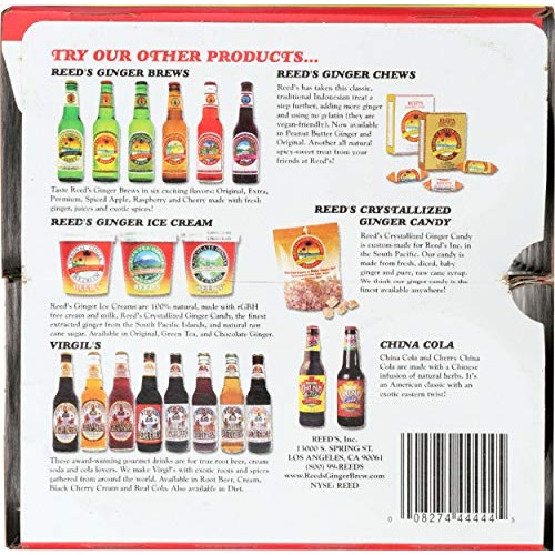 Reeds Ginger Brew, Ginger Brew Original Extra Bottle, 12 Fl Oz,