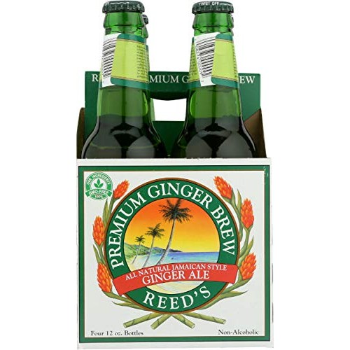Reeds Ginger Brew, Ginger Brew Premium, 4Pk, 12 Fl Oz