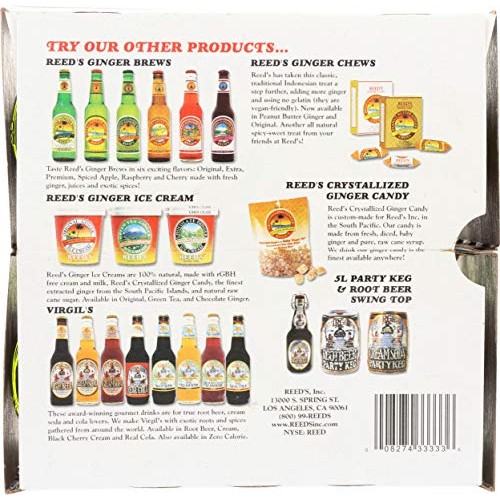 Reeds Ginger Brew, Ginger Brew Premium, 4Pk, 12 Fl Oz