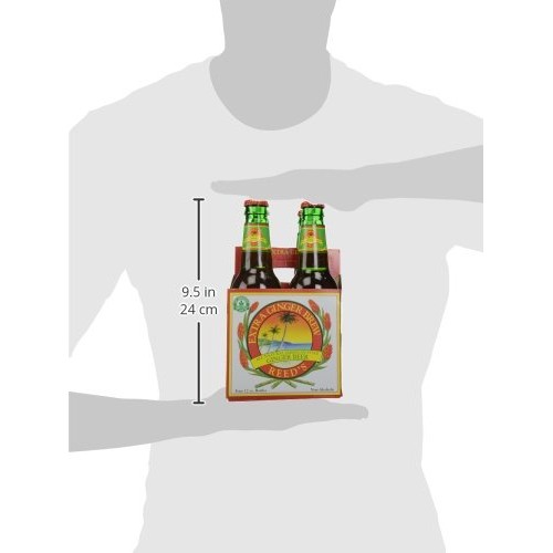 Reeds Extra-Ginger Soda, 12 Fl Oz Pack Of 4