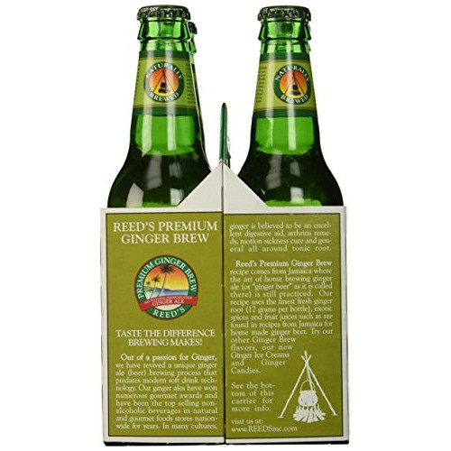 Reeds, Premium Ginger Brew, 12 Oz Pack Of 4