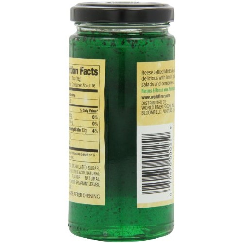 Reese Jelly, Mint W/Leaves, 10.50-Ounce Pack Of 6