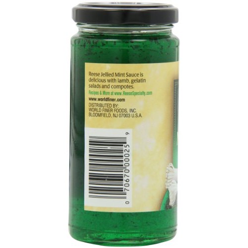 Reese Jelly, Mint W/Leaves, 10.50-Ounce Pack Of 6