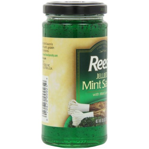Reese Jelly, Mint W/Leaves, 10.50-Ounce Pack Of 6