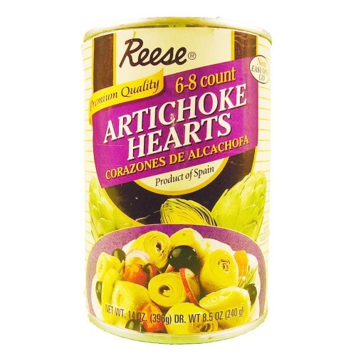 Reese Artichoke Hrts 6-8 Ct